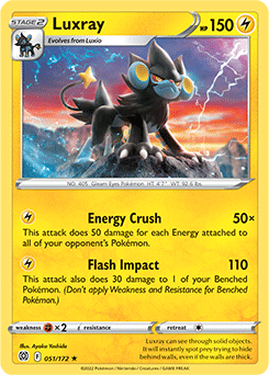 Luxray 051/172 Pokémon card from Brilliant Stars for sale at best price
