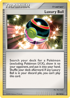 Luxury Ball 86/100 Pokémon card from Stormfront for sale at best price