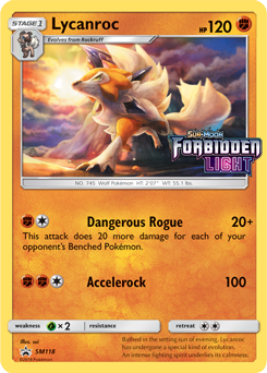 Lycanroc SM118 Pokémon card from Sun and Moon Promos for sale at best price