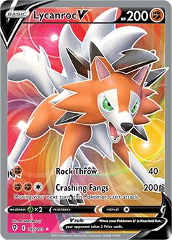 Lycanroc V 187/203 Pokémon card from Evolving Skies for sale at best price