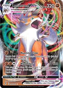 Lycanroc VMAX 92/203 Pokémon card from Evolving Skies for sale at best price