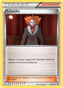 Lysandre 90/106 Pokémon card from Flashfire for sale at best price