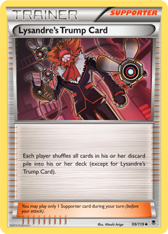 Lysandre's Trump Card 99/119 Pokémon card from Phantom Forces for sale at best price