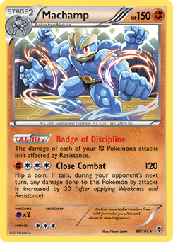 Machamp 49/101 Pokémon card from Plasma Blast for sale at best price