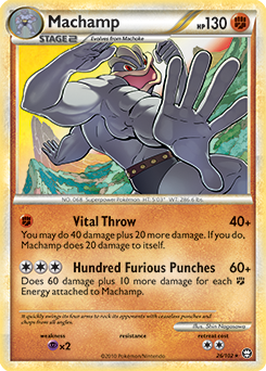 Machamp 26/102 Pokémon card from Triumphant for sale at best price