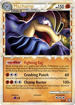 Machamp 95/102 Pokémon card from Triumphant for sale at best price