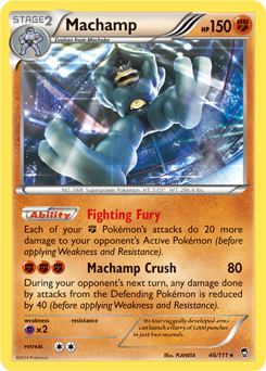 Machamp 46/111 Pokémon card from Furious Fists for sale at best price