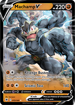 Machamp V 072/189 Pokémon card from Astral Radiance for sale at best price