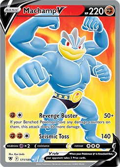 Machamp V 171/189 Pokémon card from Astral Radiance for sale at best price