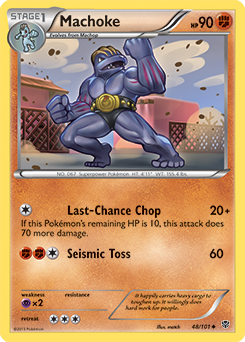 Machoke 48/101 Pokémon card from Plasma Blast for sale at best price
