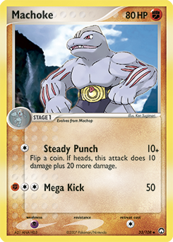 Machoke 33/108 Pokémon card from Ex Power Keepers for sale at best price
