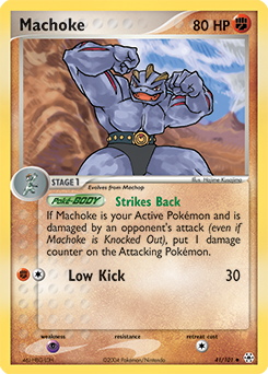 Machoke 41/101 Pokémon card from Ex Hidden Legends for sale at best price