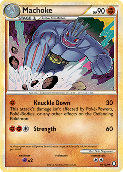 Machoke 40/102 Pokémon card from Triumphant for sale at best price