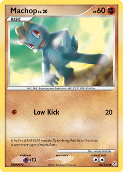 Machop 86/130 Pokémon card from Diamond & Pearl for sale at best price