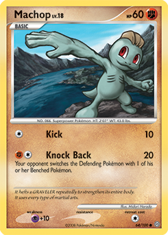 Machop 64/100 Pokémon card from Stormfront for sale at best price