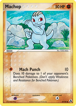Carte Pokémon Machoc 57/92 de la série Ex Créateurs de Légendes en vente au meilleur prix