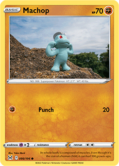 Machop 086/196 Pokémon card from Lost Origin for sale at best price