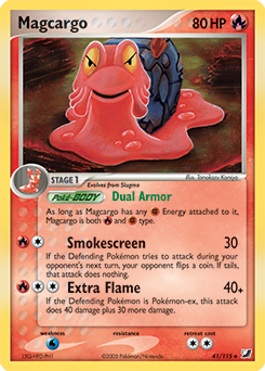 Carte Pokémon Volcaropod 41/115 de la série Ex Forces Cachées en vente au meilleur prix