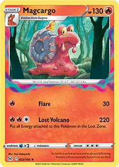 Magcargo 022/196 Pokémon card from Lost Origin for sale at best price