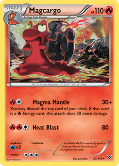 Magcargo 21/146 Pokémon card from X&Y for sale at best price