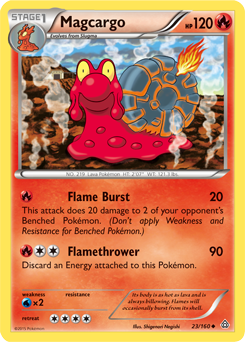 Magcargo 23/160 Pokémon card from Primal Clash for sale at best price