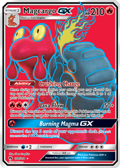 Magcargo GX 198/214 Pokémon card from Lost Thunder for sale at best price