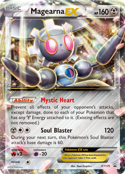 Promo Pokémon card Magearna EX XY175 from XY Promos expansion