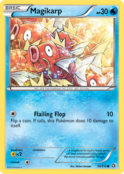 Carte Pokémon Magikarp 30/113 de la série Legendary Treasures en vente au meilleur prix