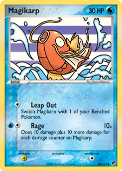Carte Pokémon Magicarpe 64/107 de la série Ex Deoxys en vente au meilleur prix