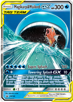 Magikarp Wailord GX SM166 Pokémon card from Sun and Moon Promos for sale at best price