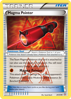 Magma Pointer 24/34 Pokémon card from Double Crisis for sale at best price