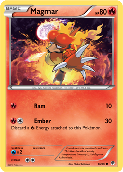 Magmar 16/83 Pokémon card from Generations for sale at best price