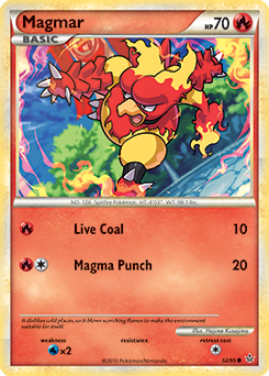 Magmar 52/95 Pokémon card from Unleashed for sale at best price