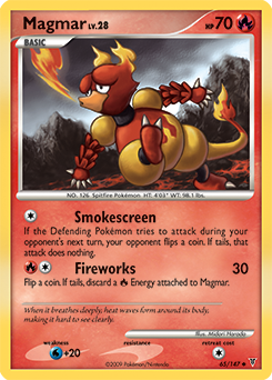 Magmar 65/147 Pokémon card from Supreme Victors for sale at best price