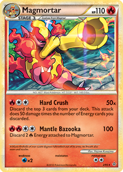 Magmortar 2/95 Pokémon card from Unleashed for sale at best price
