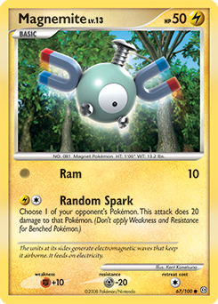 Magnemite 67/100 Pokémon card from Stormfront for sale at best price