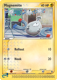 Carte Pokémon Commune Magneti 61/97 de la série Ex Dragon