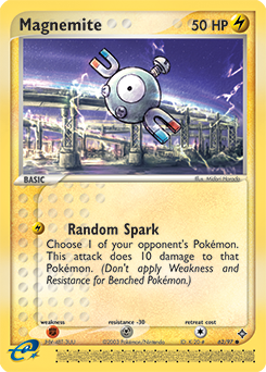 Magnemite 62/97 Pokémon card from Ex Dragon for sale at best price