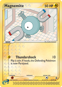 Carte Pokémon Commune Magneti 63/97 de la série Ex Dragon