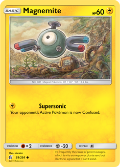 Magnemite 58/236 Pokémon card from Unified Minds for sale at best price