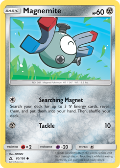 Magnemite 80/156 Pokémon card from Untra Prism for sale at best price