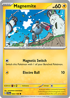 Magnemite 063/198 Pokémon card from Scarlet & Violet for sale at best price