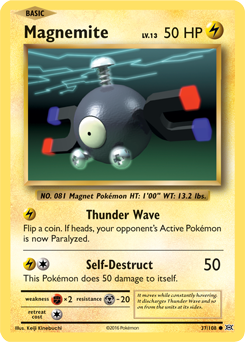 Magnemite 37/108 Pokémon card from Evolutions for sale at best price