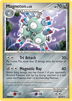 Magneton 54/130 Pokémon card from Diamond & Pearl for sale at best price