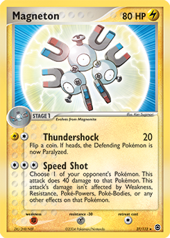 Carte Pokémon Magneton 27/112 de la série Ex Rouge Feu Vert Feuille en vente au meilleur prix