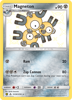 Shining Pokémon Pokémon card Magneton SV28/SV94 from Hidden Fates expansion