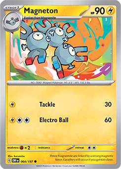 Magneton 64/197 Pokémon card from Obsidian Flames for sale at best price