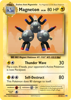 Magneton 38/108 Pokémon card from Evolutions for sale at best price