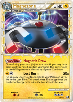 Prime Pokémon Pokémon card Magnezone 96/102 from Triumphant expansion