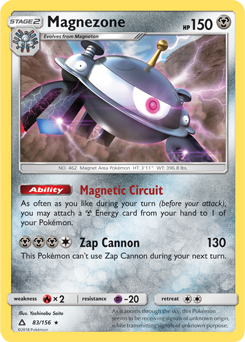 Magnezone 83/156 Pokémon card from Untra Prism for sale at best price